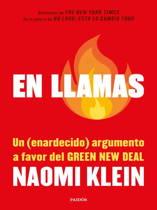 Title details for En llamas by Naomi Klein - Wait list